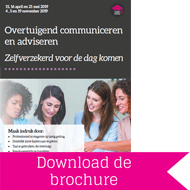 Cursus overtuigend communiceren en adviseren: download brochure