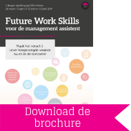 Future Work Skills voor ondersteuners