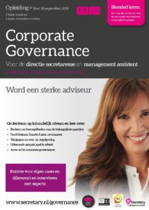Opleiding Corporate Governance voor de management assistant