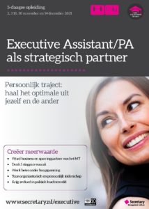 Opleiding Executive Assistant/PA als strategisch partner