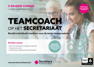 Brochure Teamcoach op het secretariaat