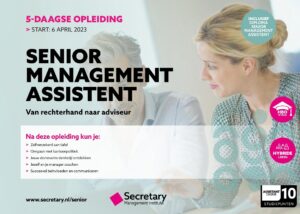 Opleiding Senior Management Assistent - brochure