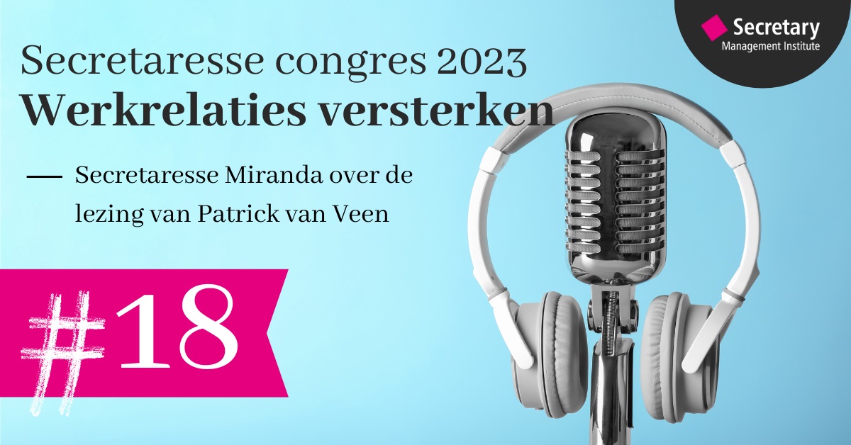 podcast nationaal secretaresse congres cover Patrick van Veen