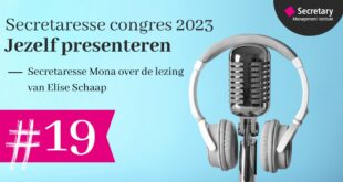 podcast nationaal secretaresse congres cover Elise Schaap